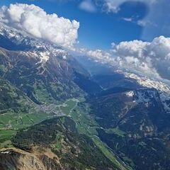 Flugwegposition um 13:33:42: Aufgenommen in der Nähe von Gemeinde Virgen, 9972, Österreich in 3461 Meter